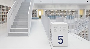 stadtbibliothek am mailänder platz stuttgart detail treppe