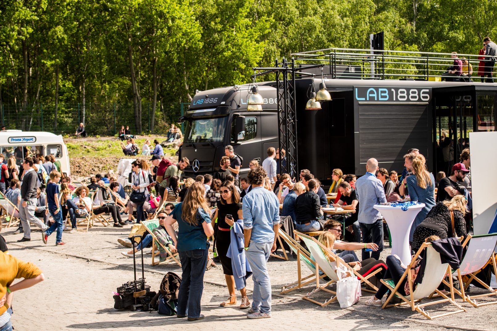 shuttle lab1886 auf einem event