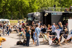 shuttle lab1886 auf einem event